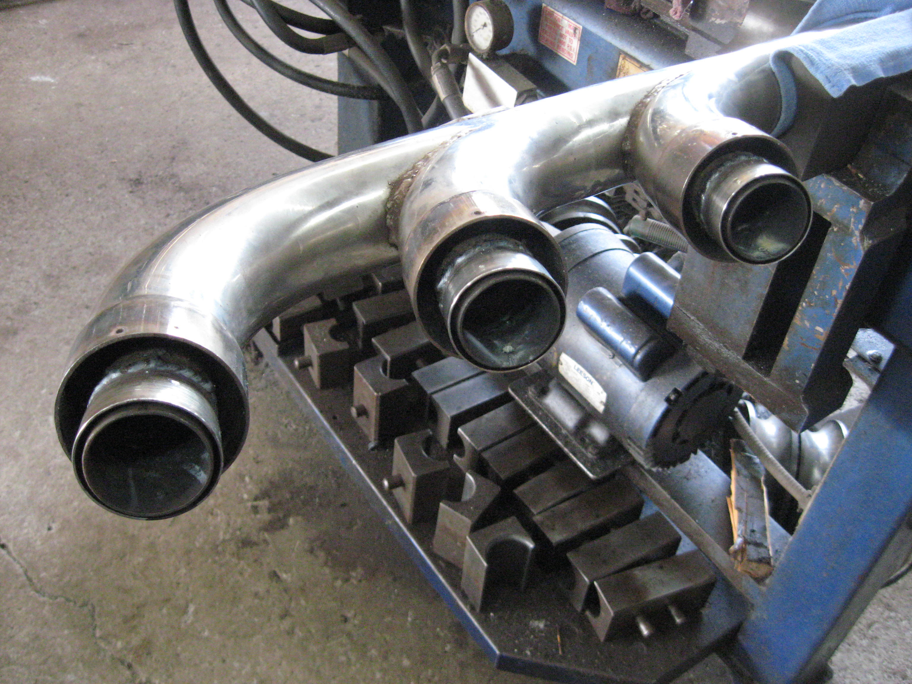 Automotive Exhaust Specialists work